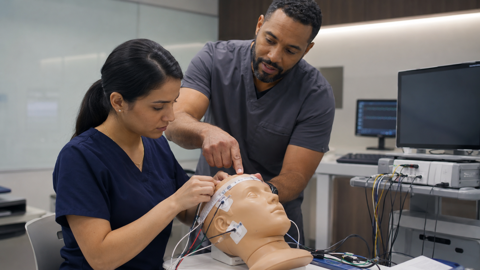 Placeholder for hands-on IONM equipment and mannequin training