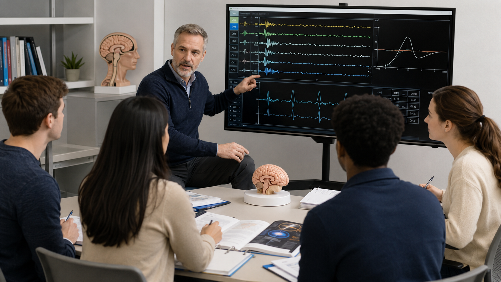 Placeholder for an Axis Neuro intern working with a program coordinator